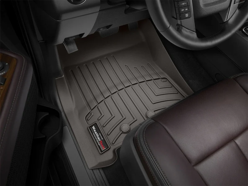 WeatherTech 2011-2014 Ford Expedition Front FloorLiner - Cocoa - Image 11