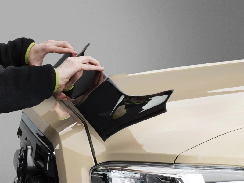 WeatherTech 2012-2014 Ford Focus Hood Protector - Black - Image 2