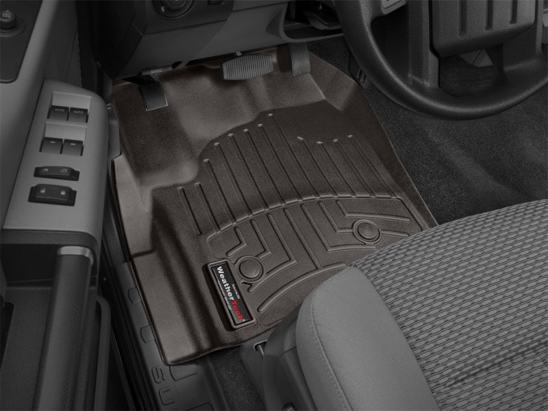 WeatherTech 2012-2016 Ford F-250/F-350/F-450/F-550 Front FloorLiner - Cocoa - Image 9