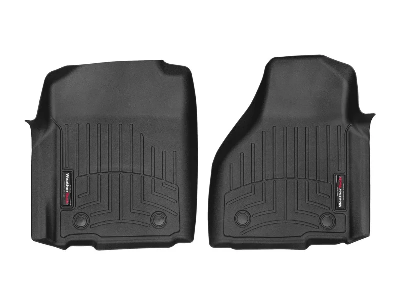 WeatherTech 2012+ Dodge Ram 1500 (Regular Cab) Front FloorLiner Vinyl Floors - Black