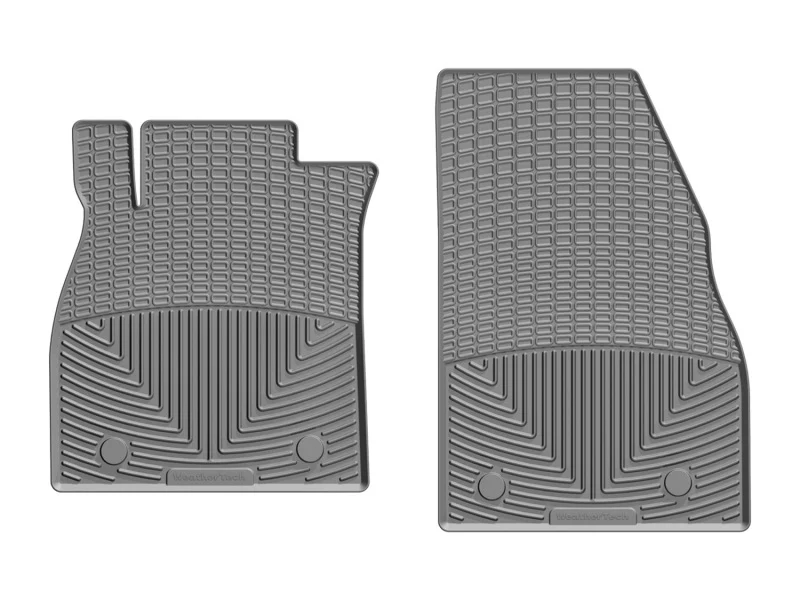 WeatherTech 2013-2015 Chevrolet Malibu Front Rubber Mats - Grey - Image 3
