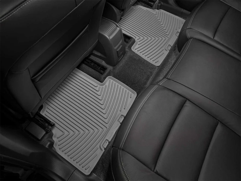WeatherTech 2014-2019 Chevrolet Trax Rear Rubber Mats - Grey - Image 2