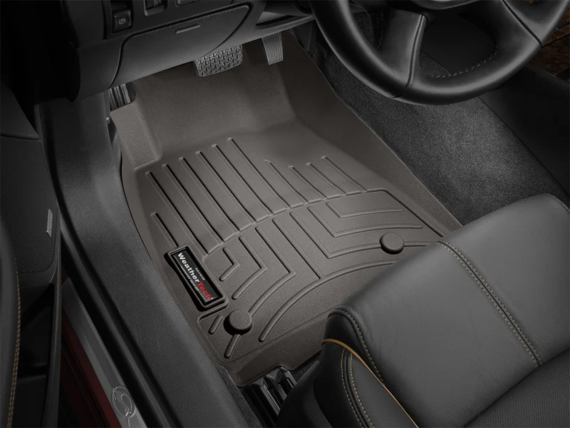 WeatherTech 2014+ Chevrolet Corvette Front FloorLiner - Cocoa - Image 2