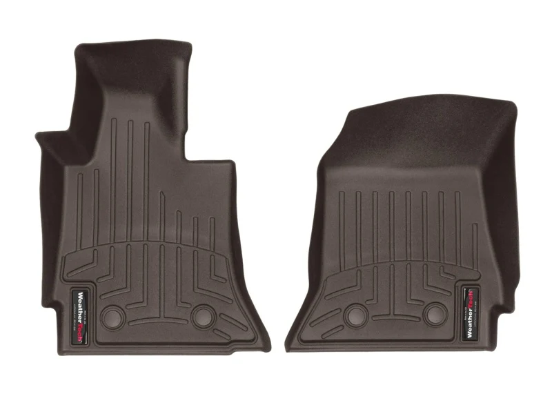 WeatherTech 2014+ Chevrolet Corvette Front FloorLiner - Cocoa - Image 3