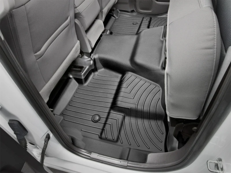 WeatherTech 2014+ GMC Sierra/Sierra Denali 1500 Rear FloorLiner - Black (Vinyl Floors/Double Cab) - Image 2