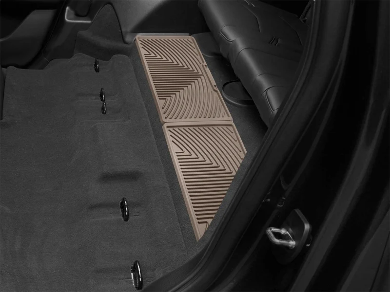 WeatherTech 2015-2020 Chevrolet Tahoe Rear Rubber Mats - Tan - Image 2