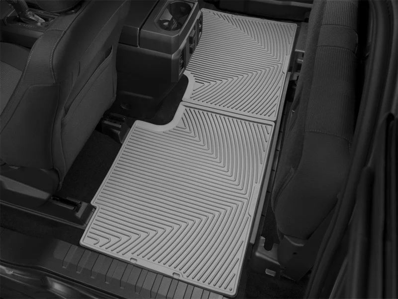 WeatherTech 2015-2020 Ford F-150 Rear Rubber Mats - Grey - Image 5