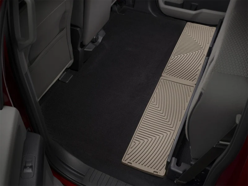 WeatherTech 2015-2020 Ford F-150 Rear Rubber Mats - Tan - Image 6
