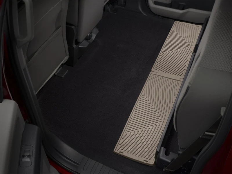 WeatherTech 2015-2020 Ford F-150 Rear Rubber Mats - Tan - Image 7