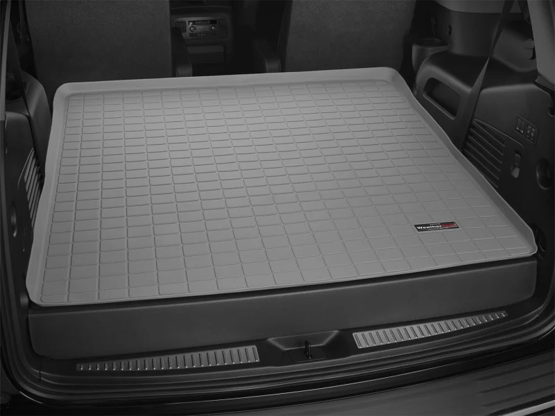 WeatherTech 2015+ Cadillac Escalade / Chevrolet Tahoe / GMC Yukon/Yukon Denali Cargo Liners - Grey - Image 4