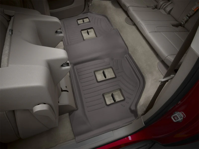 WeatherTech 2015+ Cadillac Escalade ESV Rear FloorLiner - Cocoa - Image 14