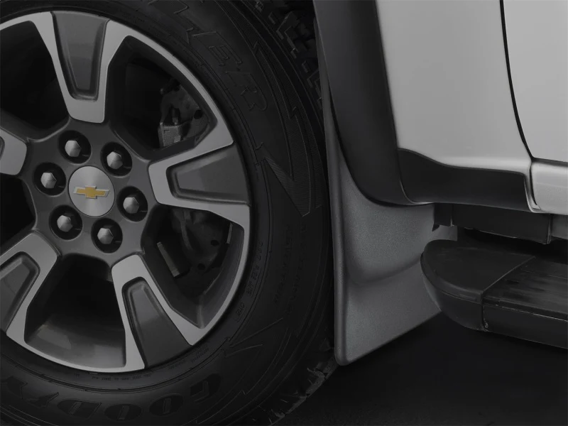 WeatherTech 2015 Chevrolet Colorado w/ Fender Flares No Drill Front Mudflaps - Image 5