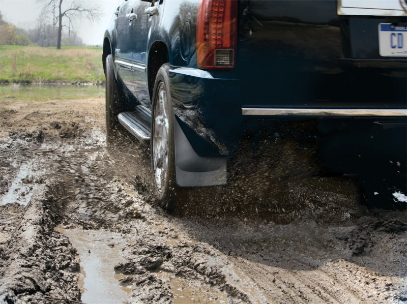WeatherTech 2015 Chevrolet Colorado w/ Fender Flares No Drill Front & Rear Mudflaps - Image 6