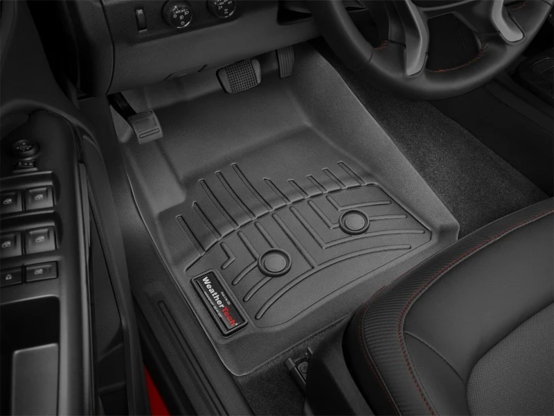 WeatherTech 2015 Chevy Colorado Crew Cab Front FloorLiner - Black - Image 13