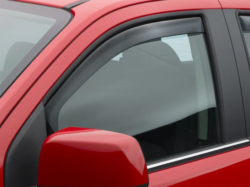 WeatherTech 2015+ Chevy Colorado/GMC Canyon Front Side Window Deflectors - Dark Smoke - Image 7