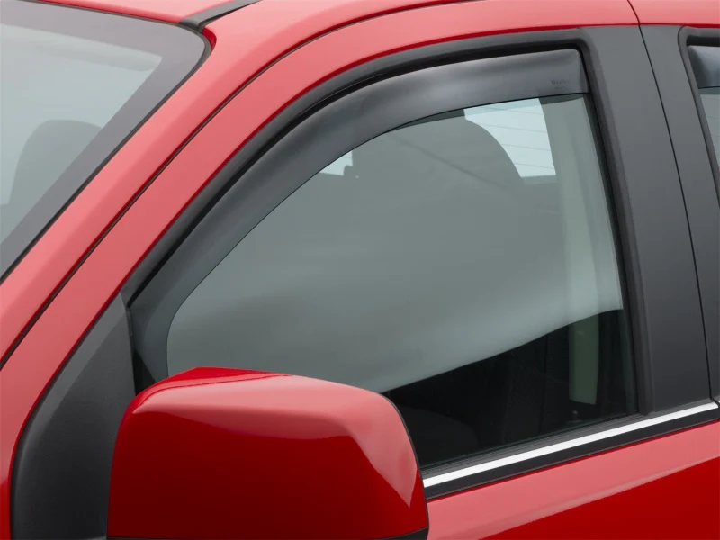 WeatherTech 2015+ Chevy Colorado/GMC Canyon Front Side Window Deflectors - Dark Smoke - Image 9
