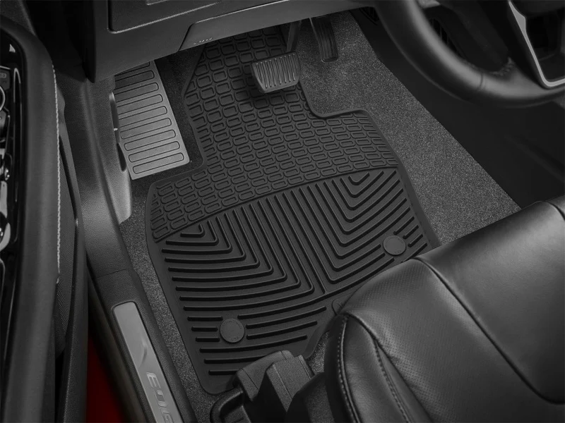 WeatherTech 2015+ Ford Edge Front Rubber Mats - Black - Image 3
