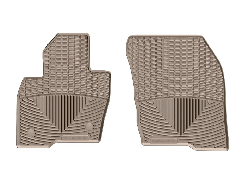 WeatherTech 2015+ Ford Edge Front Rubber Mats - Tan - Image 2