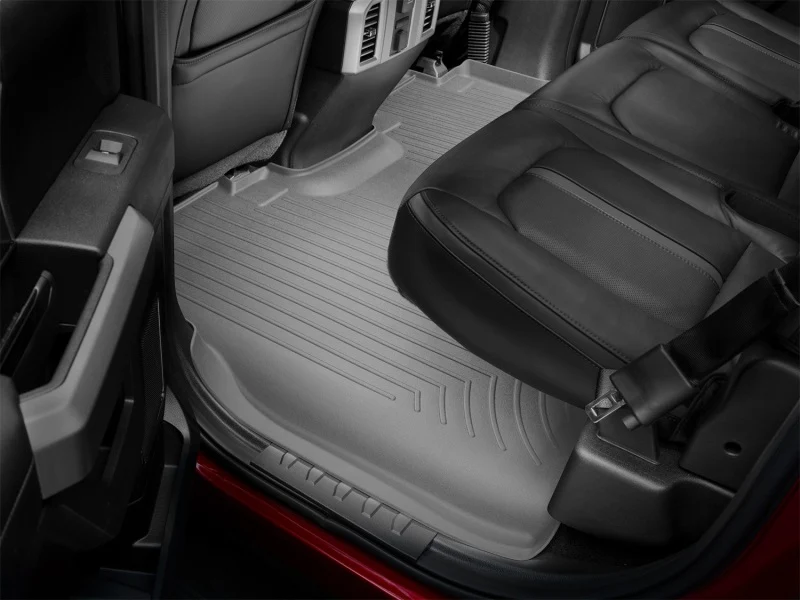 WeatherTech 2015+ Ford F-150 (Fits SuperCrew Models Only) Rear FloorLiner - Grey - Image 16