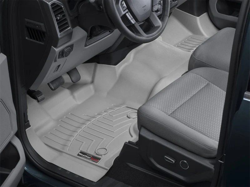 WeatherTech 2015+ Ford F-150 (SuperCab and SuperCrew) Front FloorLiner OTH - Grey - Image 11