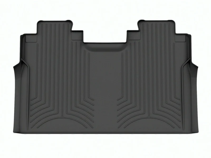 WeatherTech 2015+ Ford F-150 SuperCrew (1st Row Bench) Rear FloorLiner HP - Black