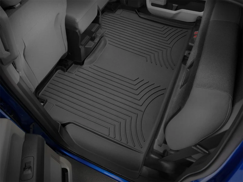 WeatherTech 2015+ Ford F-150 SuperCrew (1st Row Bench) Rear FloorLiner HP - Black - Image 13