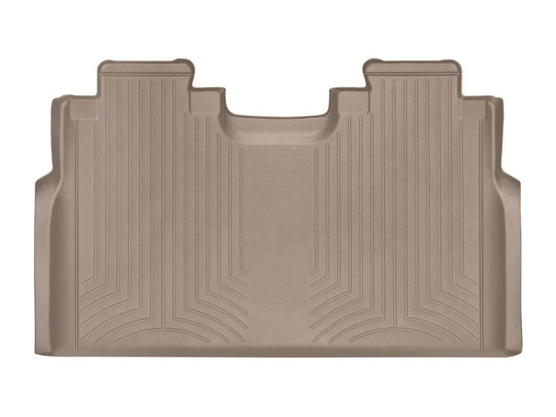 WeatherTech 2015+ Ford F-150 SuperCrew Cab Rear FloorLiner - Tan (w/ 1st Row Bench Seats) - Image 2