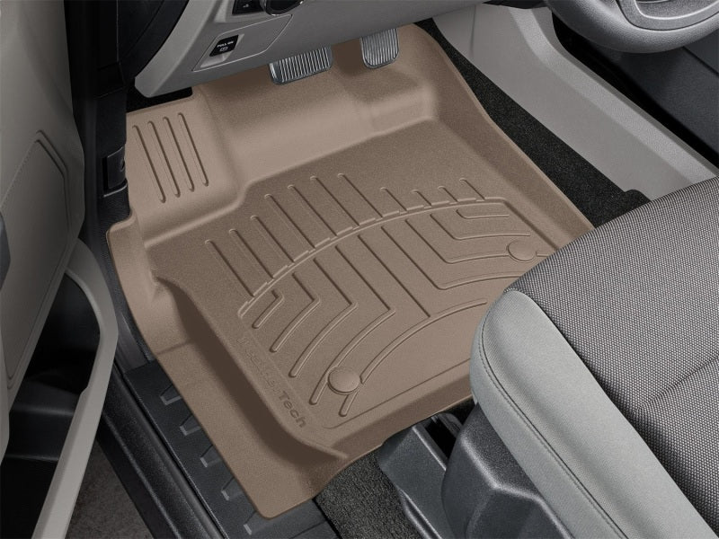 WeatherTech 2015+ Ford F-150 SuperCrew / SuperCab Front FloorLiner HP - Tan - Image 13