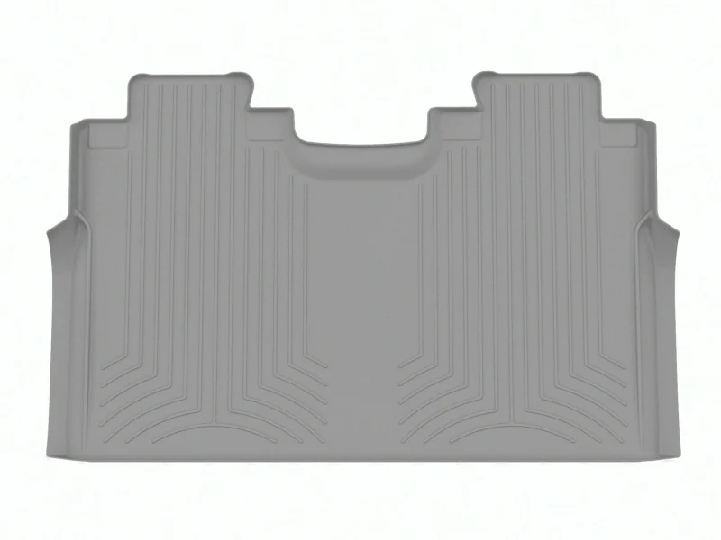 WeatherTech 2015+ Ford F-150 w/ Front Bucket Seats (Fits SuperCrew Only) Rear FloorLiner HP - Grey