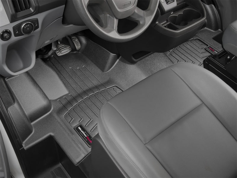 WeatherTech 2015+ Ford Transit 150/250/350 Front FloorLiner - Black - Image 16