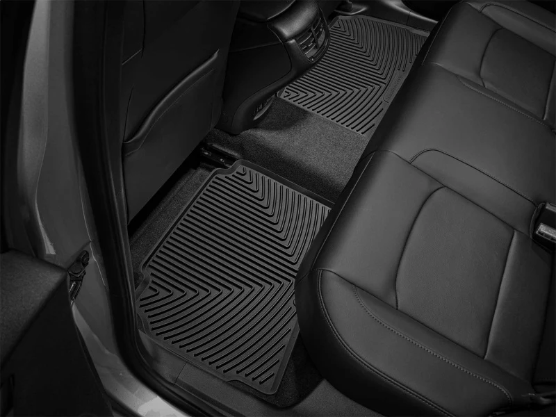 WeatherTech 2016+ Chevrolet Malibu Rear Rubber Mats - Black - Image 2