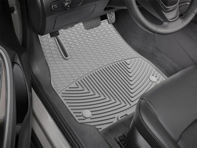 WeatherTech 2016+ Chevy Malibu Front Rubber Mats - Grey - Image 3