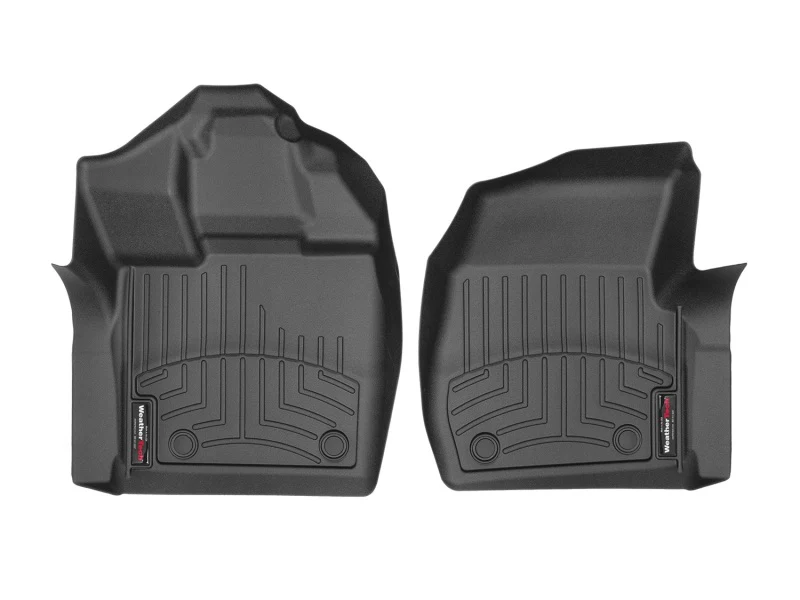 WeatherTech 2016+ Ford F-150 Regular Cab w/ Vinyl Floors Front FloorLiner - Black