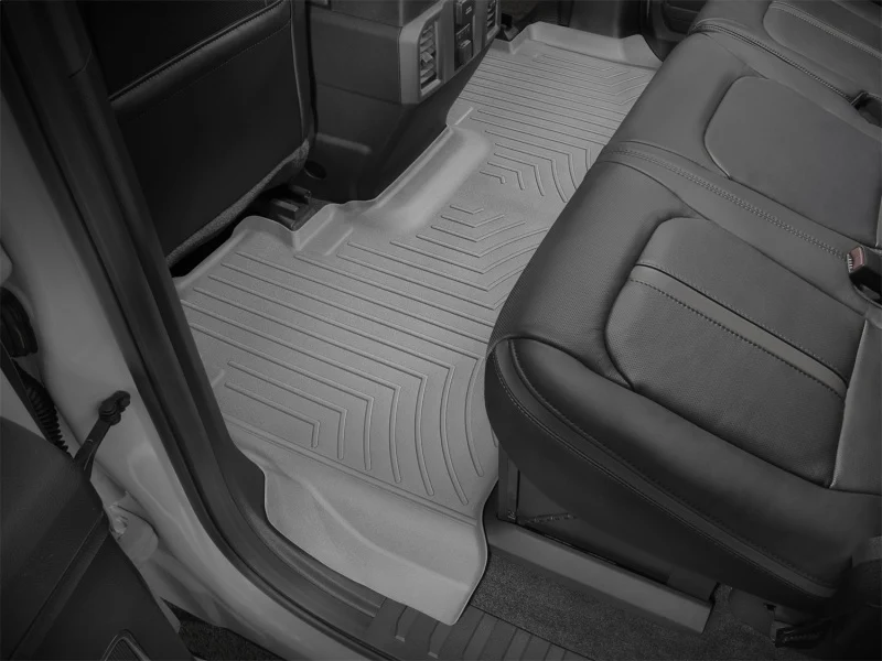 WeatherTech 2017+ Ford F-250/F-350/F-450/F-550 Rear FloorLiner - Grey - Image 14