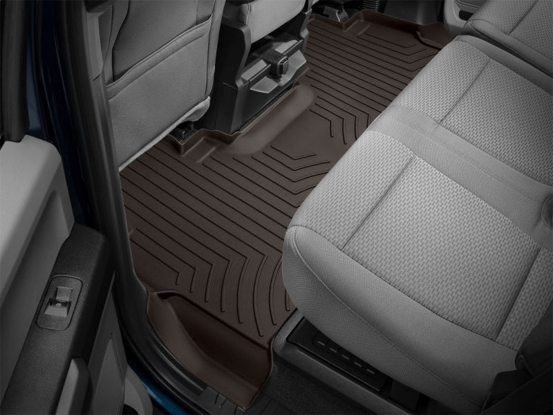 WeatherTech 2017+ Ford F-250/F-350/F-450/F-550 Rear FloorLiner HP - Cocoa - Image 13