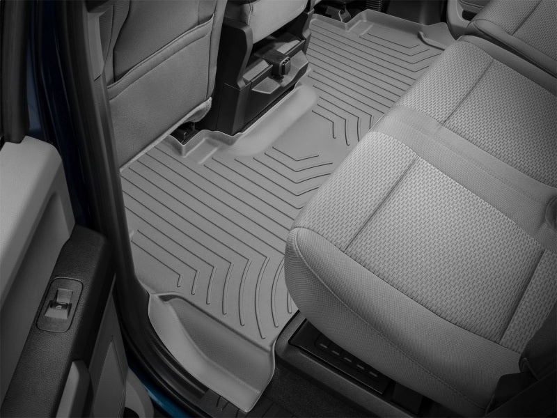 WeatherTech 2017+ Ford F-250/F-350/F-450/F-550 Rear FloorLiner HP - Grey - Image 13
