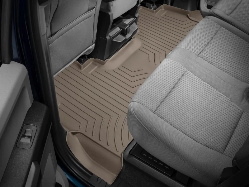 WeatherTech 2017+ Ford F-250/F-350/F-450/F-550 Rear FloorLiner HP - Tan - Image 4
