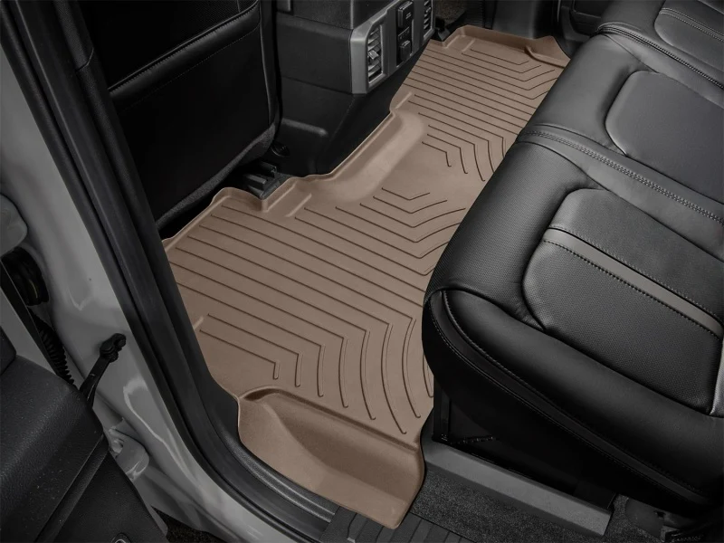 WeatherTech 2017+ Ford F-250/F-350/F-450/F-550 Rear FloorLiner HP - Tan - Image 3