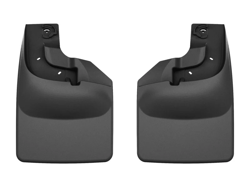 WeatherTech 2017+ Ford F250/350/450/550(Fits W/OEM Fender Flares/Lip ONLY) No Drill Mudflaps FRONT - Image 2