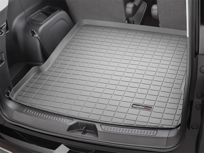WeatherTech 2017+ GMC Acadia / Acadia Denali Cargo Liners - Grey (Fits 6-7 Passenger Models Only) - Image 2