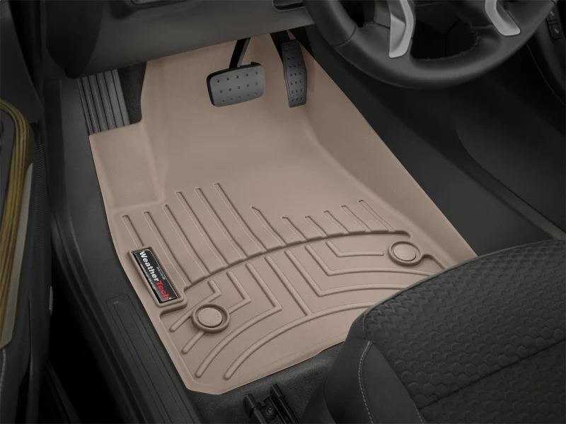 WeatherTech 2017+ GMC Acadia/Acadia Denali Front FloorLiner - Tan - Image 11