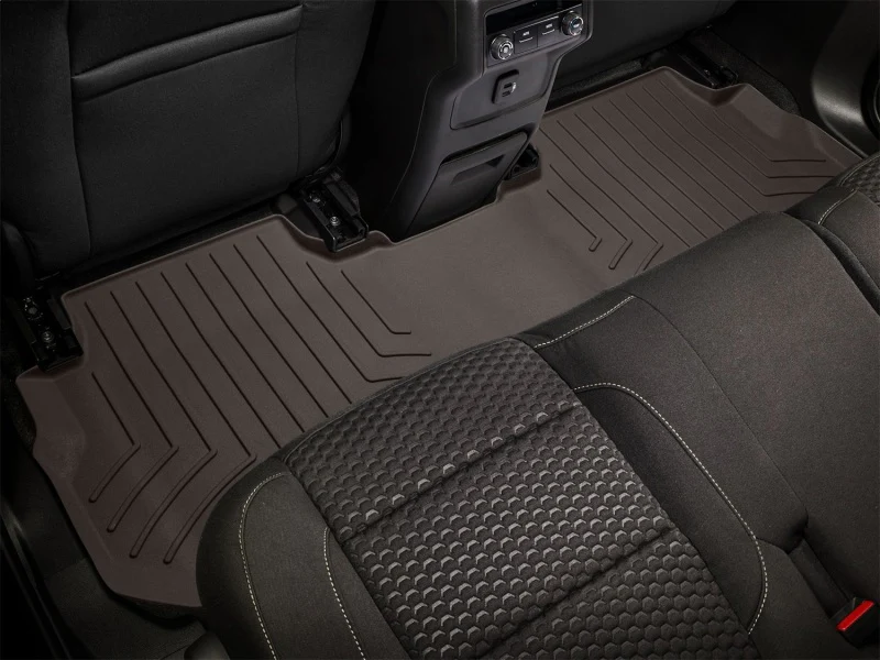 WeatherTech 2017+ GMC Acadia / Acadia Denali Rear FloorLiner HP - Cocoa - Image 11