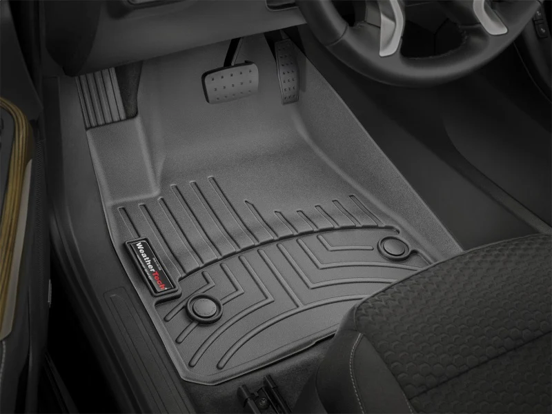 WeatherTech 2017+ GMC Acadia Front FloorLiners - Black - Image 6
