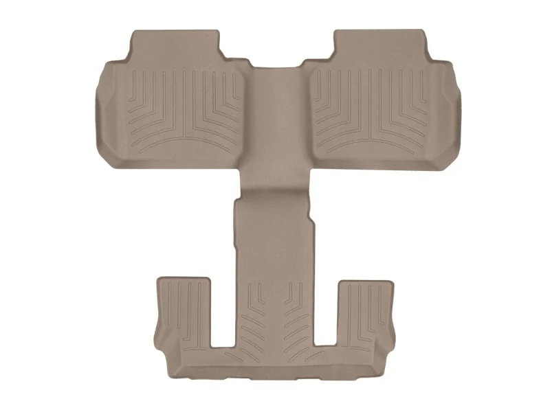 WeatherTech 2017 GMC Acadia Rear FloorLiner - Tan (2nd Row Bucket Seats Only)