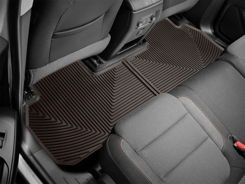 WeatherTech 2018+ Buick Enclave Rear Rubber Mats - Cocoa - Image 2