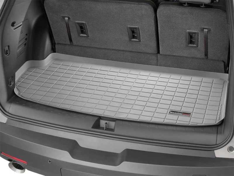 WeatherTech 2018+ Chevrolet Traverse Cargo Liners - Grey - Image 2