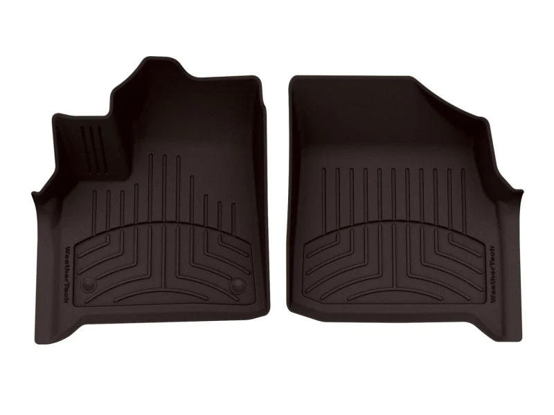 WeatherTech 2018+ Chevrolet Traverse (w/Bench 2nd Row) Front FloorLiner HP - Cocoa