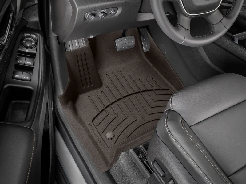 WeatherTech 2018+ Chevrolet Traverse (w/Bench 2nd Row) Front FloorLiner HP - Cocoa - Image 13