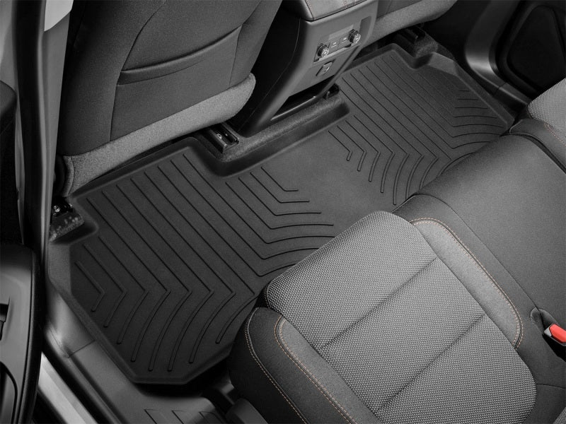 WeatherTech 2018+ Chevrolet Traverse (w/Bench 2nd Row) Rear FloorLiner HP 2nd Row - Black - Image 13