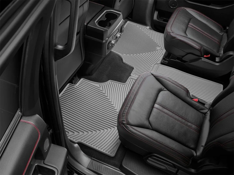 WeatherTech 2018+ Ford Expedition / Expedition Max Rear Rubber Mats - Grey - Image 2